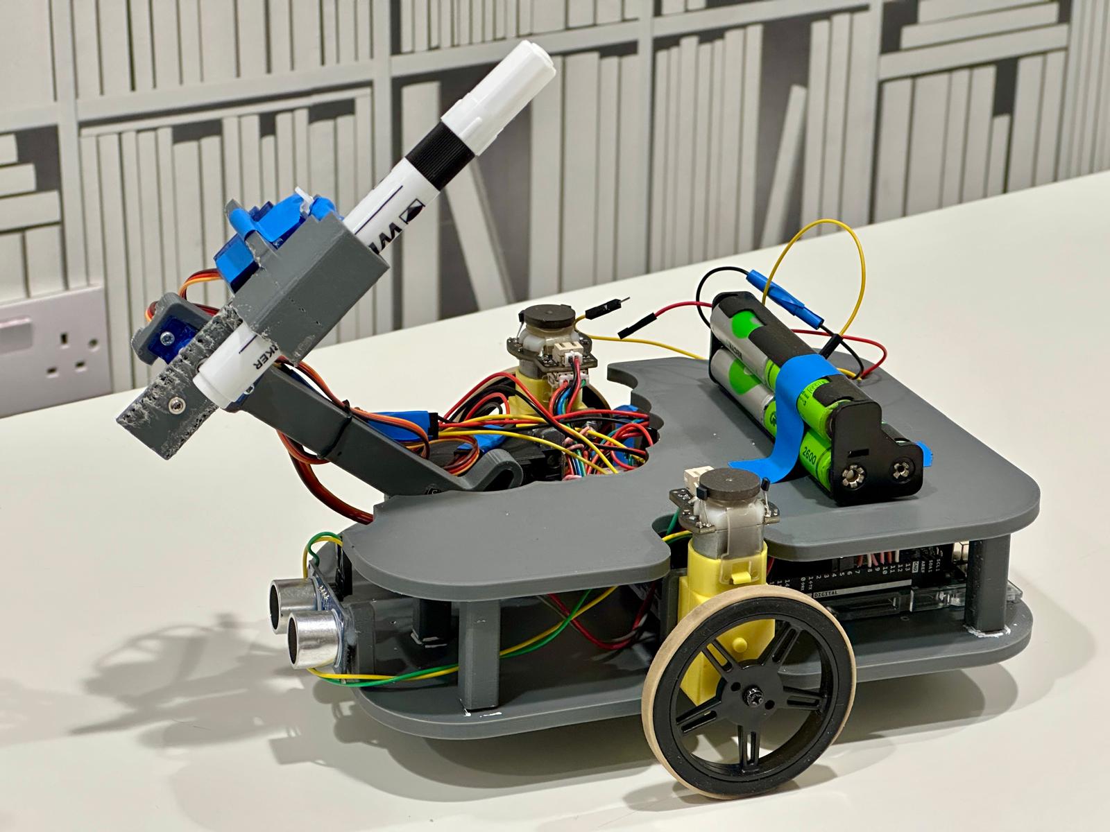 Autonomous mobile manipulator robot